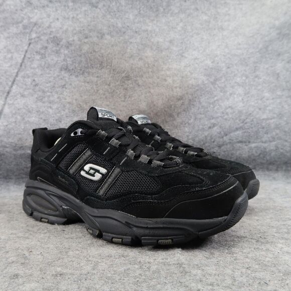 Skechers Shoe Men 8.5 Sport Sneaker Athletic Memory Foam Comfort Active Wide Fit - Picture 1 of 16